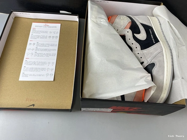 Kicktheory Jordan1 Grey 3773 Retro Hyper WellDesigned Neutral Crimson 555088- 1014